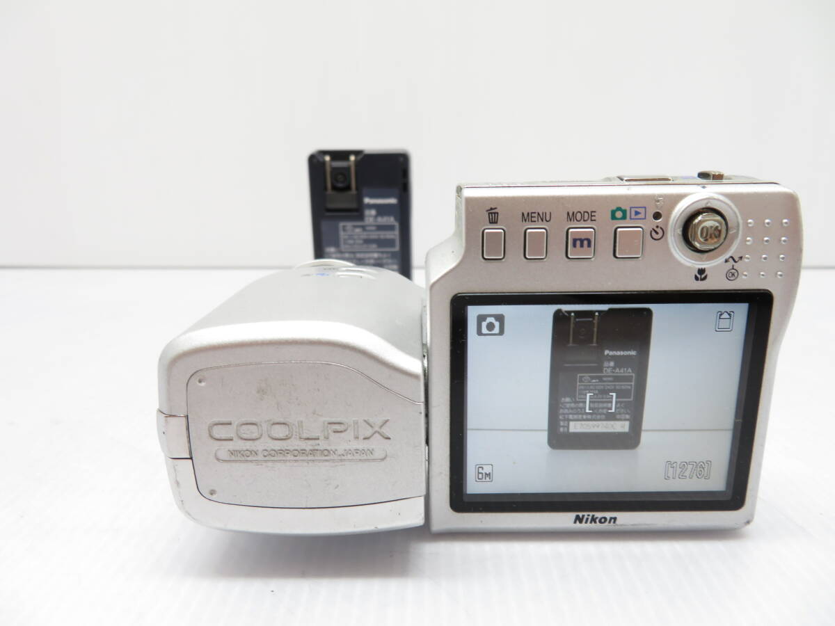 動作確認済み Nikon ニコン COOLPIX S10 VR コンパクトデジタルカメラ デジカメ 2.5型液晶 23万画素 シルバー 送料510円～_画像5