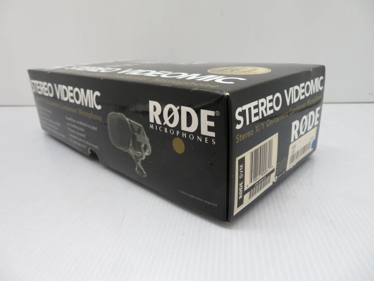 RODE ロード MICROPHONES STEREO VIDEOMIC ステレオマイク SVM N3594 マイク ステレオマイクロフォン 取説・元箱付き_画像10