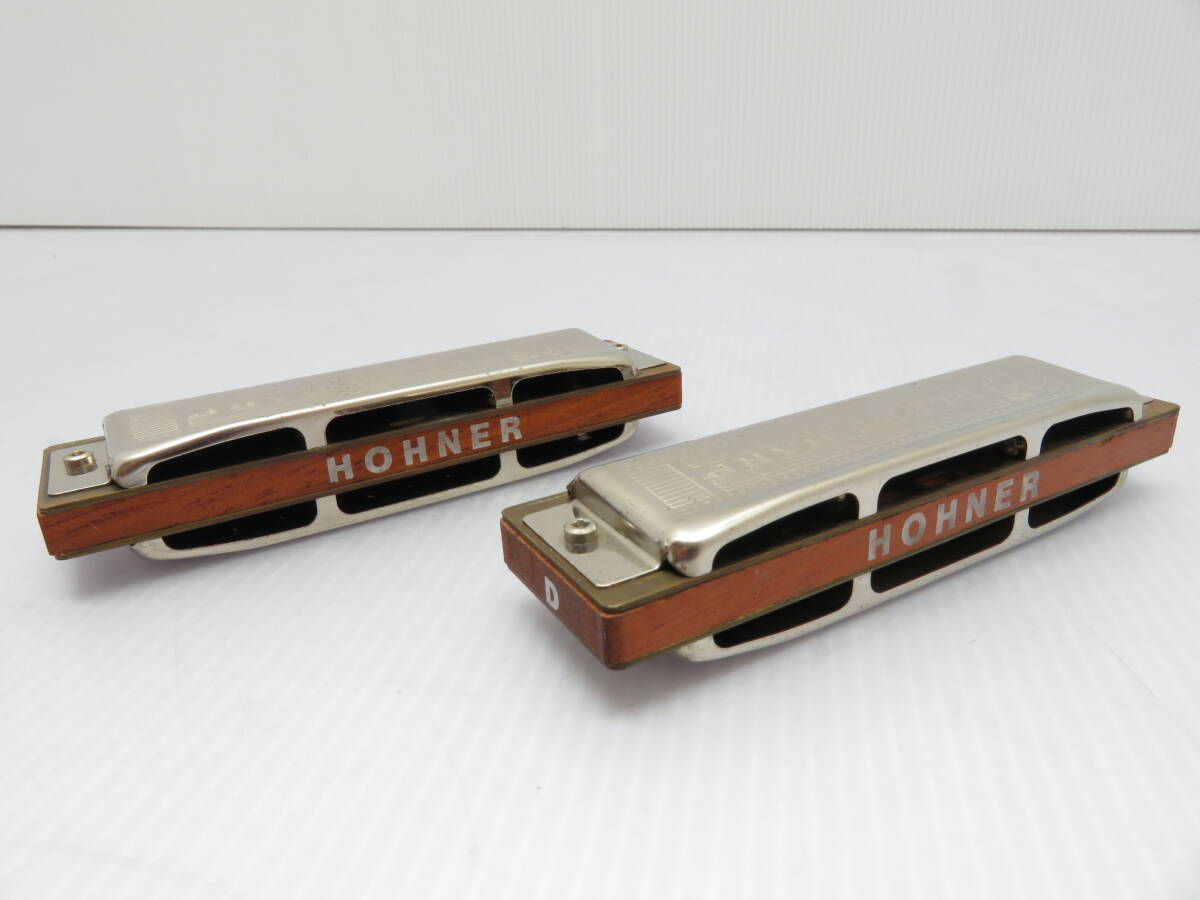 HOHNER BLUES HARP harmonica A style /D style 2 piece set Germany made 10 hole harmonica wind instruments goods with special circumstances 