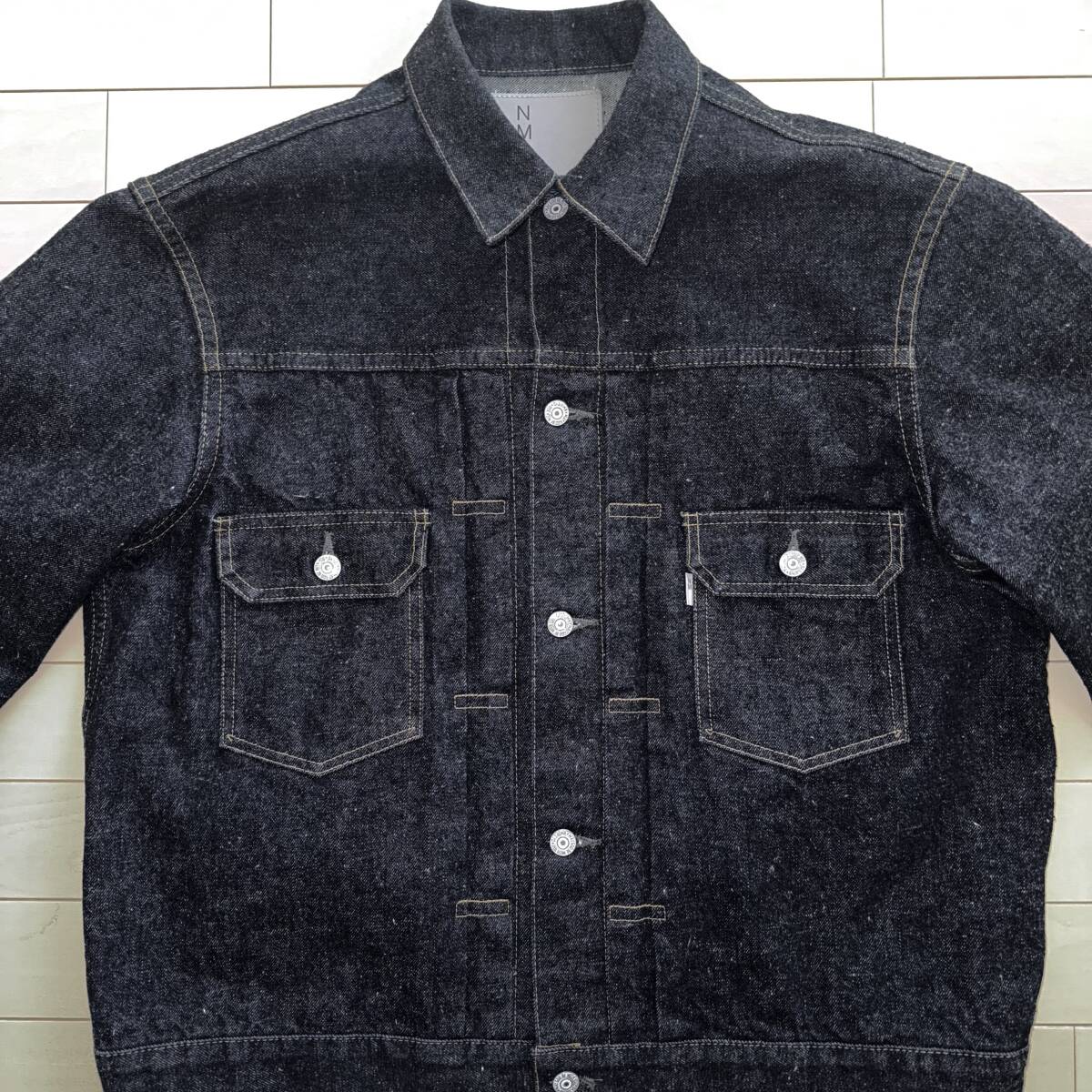 NEW MANUAL( новый manual ) Denim жакет G Jean JK-YY-003 #006 LV 2ND T-BACK JACKET индиго стандартный товар 