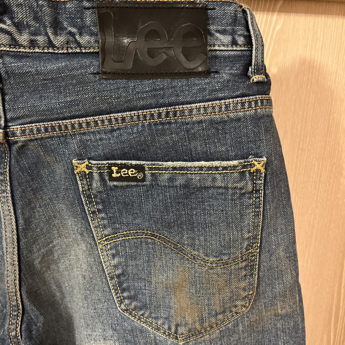 名作有名人着用 TMT×LEEダメージ加工 パッチワークデニム サイズ 名作有名人着用 TMT×LEEダメージ加工 パッチワークデニム サイズ