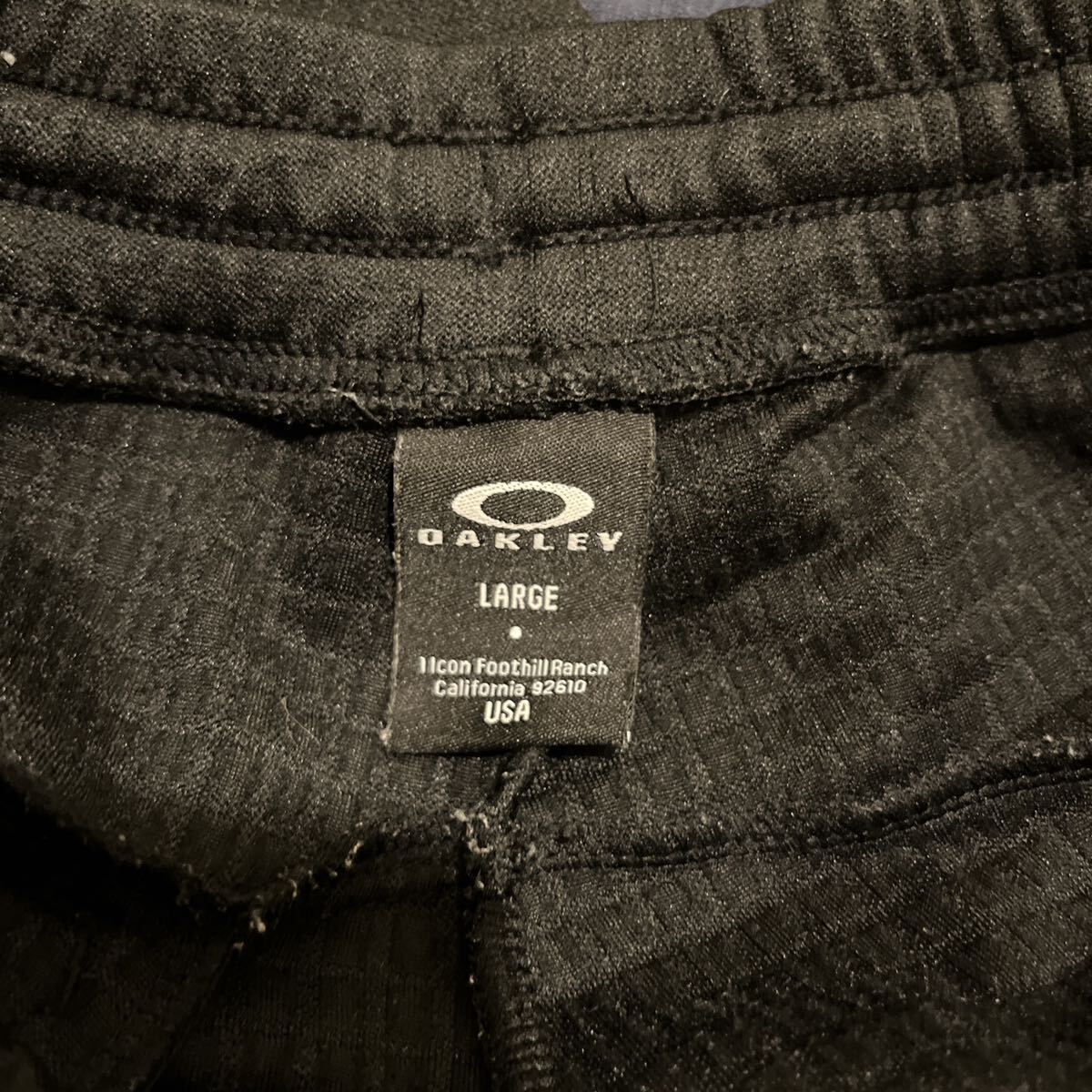 ◆オススメ◆ OAKLEYスウェットロングパンツ Enhance Technical Fleece Pants.Grid 7.3 422342JP ブラック　サイズL_画像3