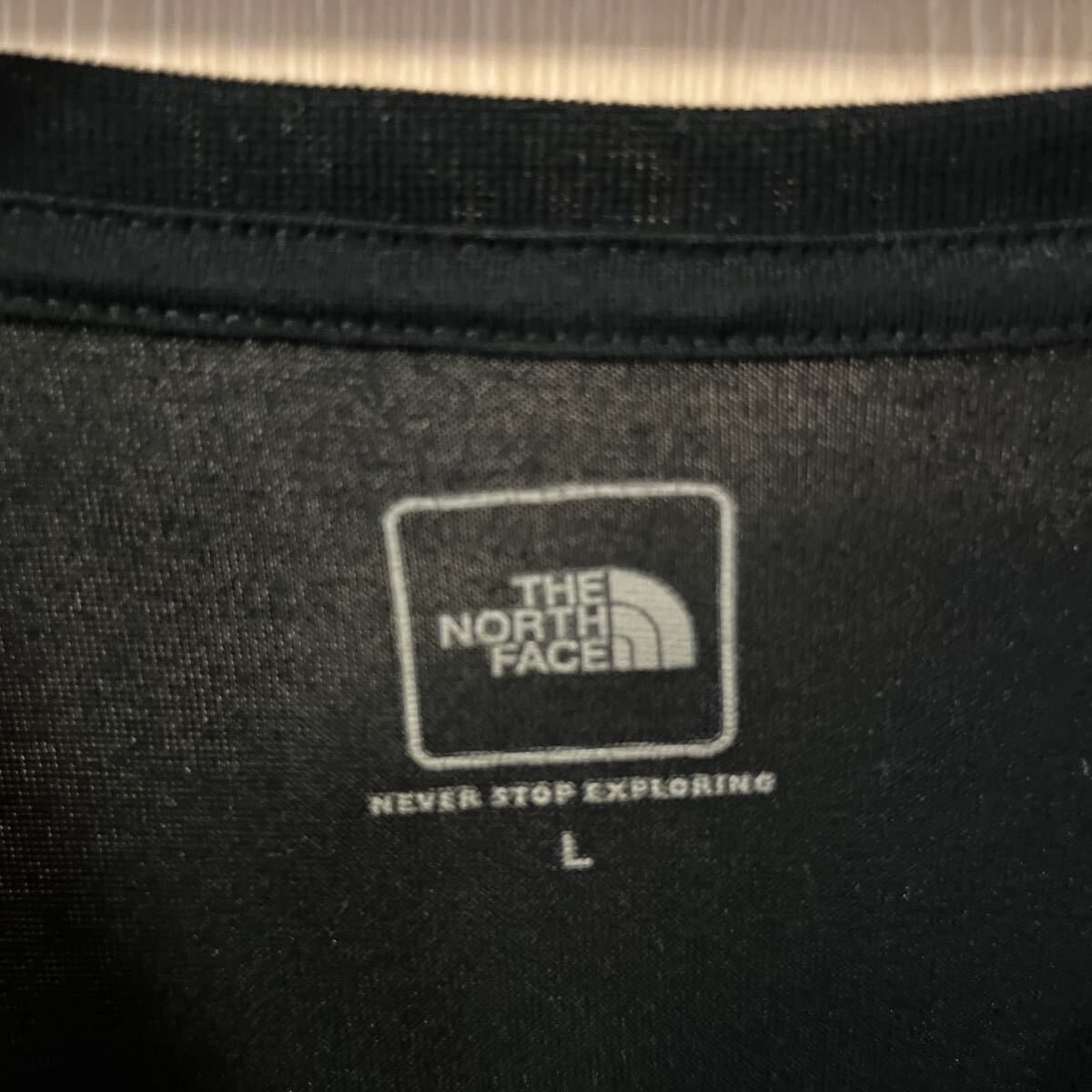 ◆美品◆THE NORTH FACE レディースTシャツ ブラック NTW31553 サイズL_画像3