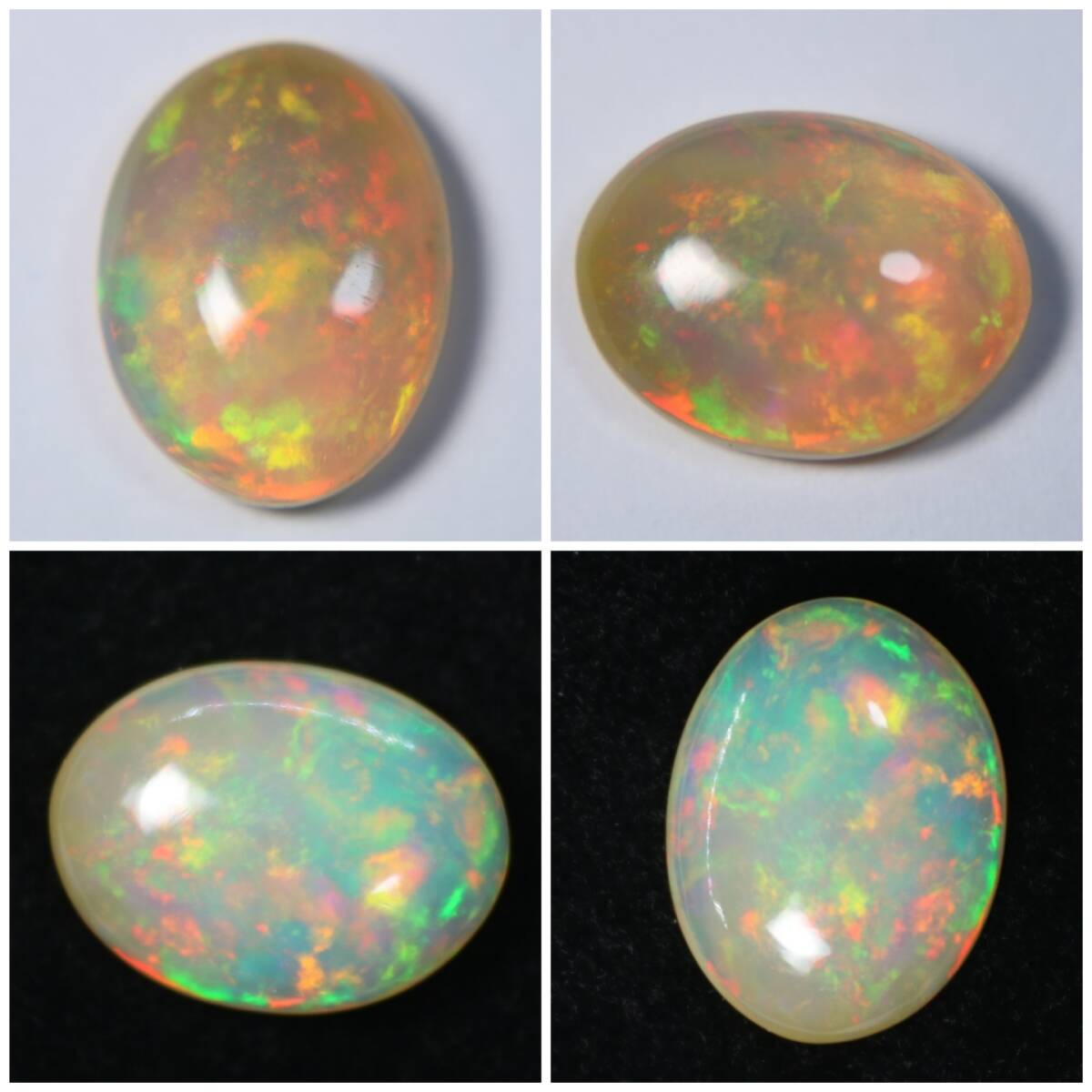 天然オパール 6.313ct【P91】鑑別書付き_画像8