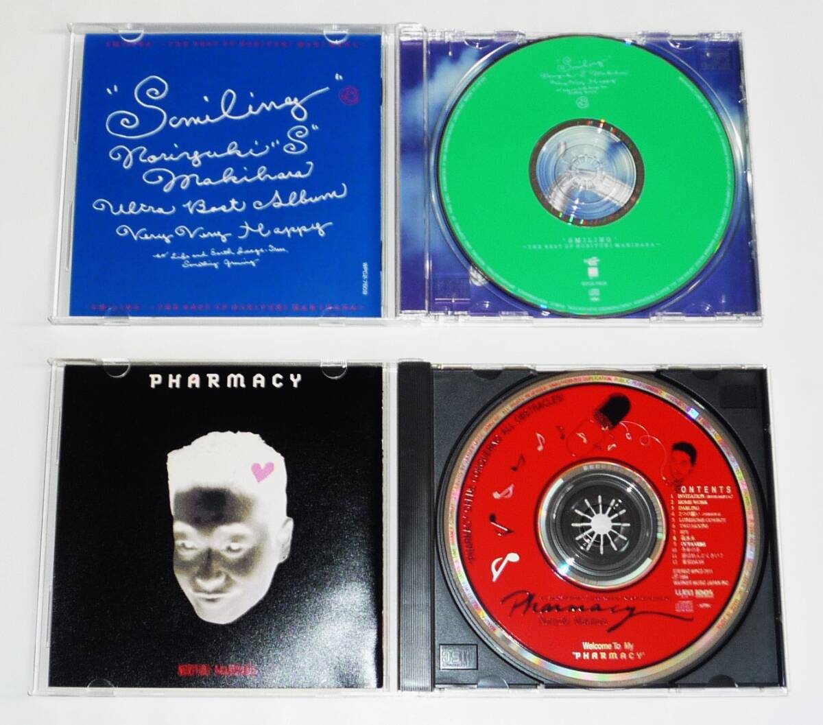 槇原敬之 CD 4タイトル 「SMILING」「PHARMACY」「悲しみなんてなんの役にも立たないと思っていた」「SELF PORTRAIT」_「SMILING」と「PHARMACY」中身