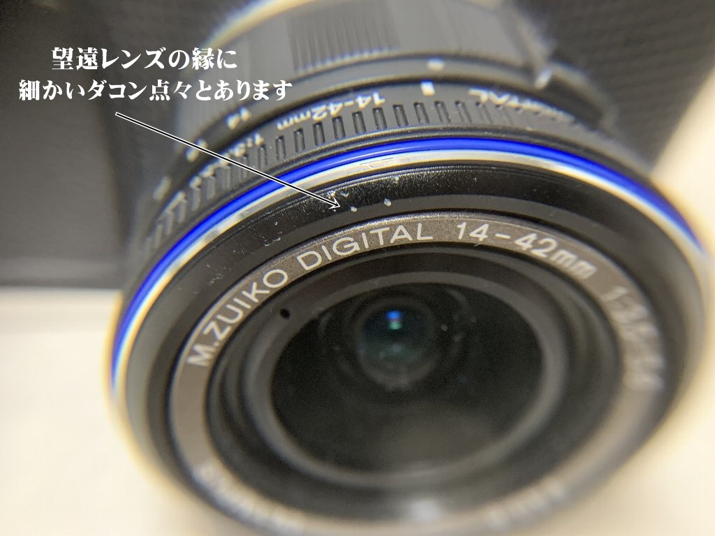 [宝] OLYMPUS・オリンパス・PEN・E-P1・デジカメ・ブラック。望遠レンズ付。HAKUBA・乾燥剤入プラケース付。作動テスト良し。美品!_画像5