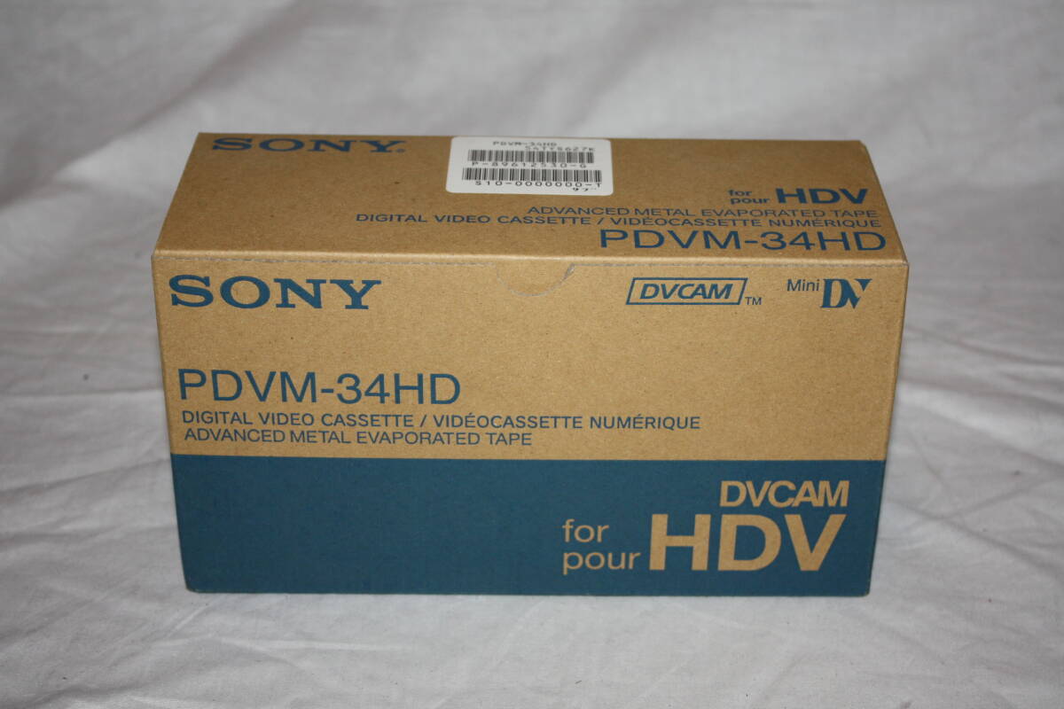 SONY　PDVM-34HD(10本)　新品未使用テープ_画像1