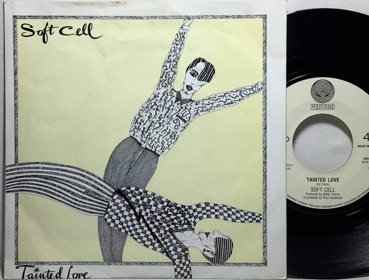 【蘭7】 SOFT CELL / TAINTED LOVE / WHERE DID OUR LOVE GO / 1981 オランダ盤 7インチシングルレコード EP 45 試聴済の画像1