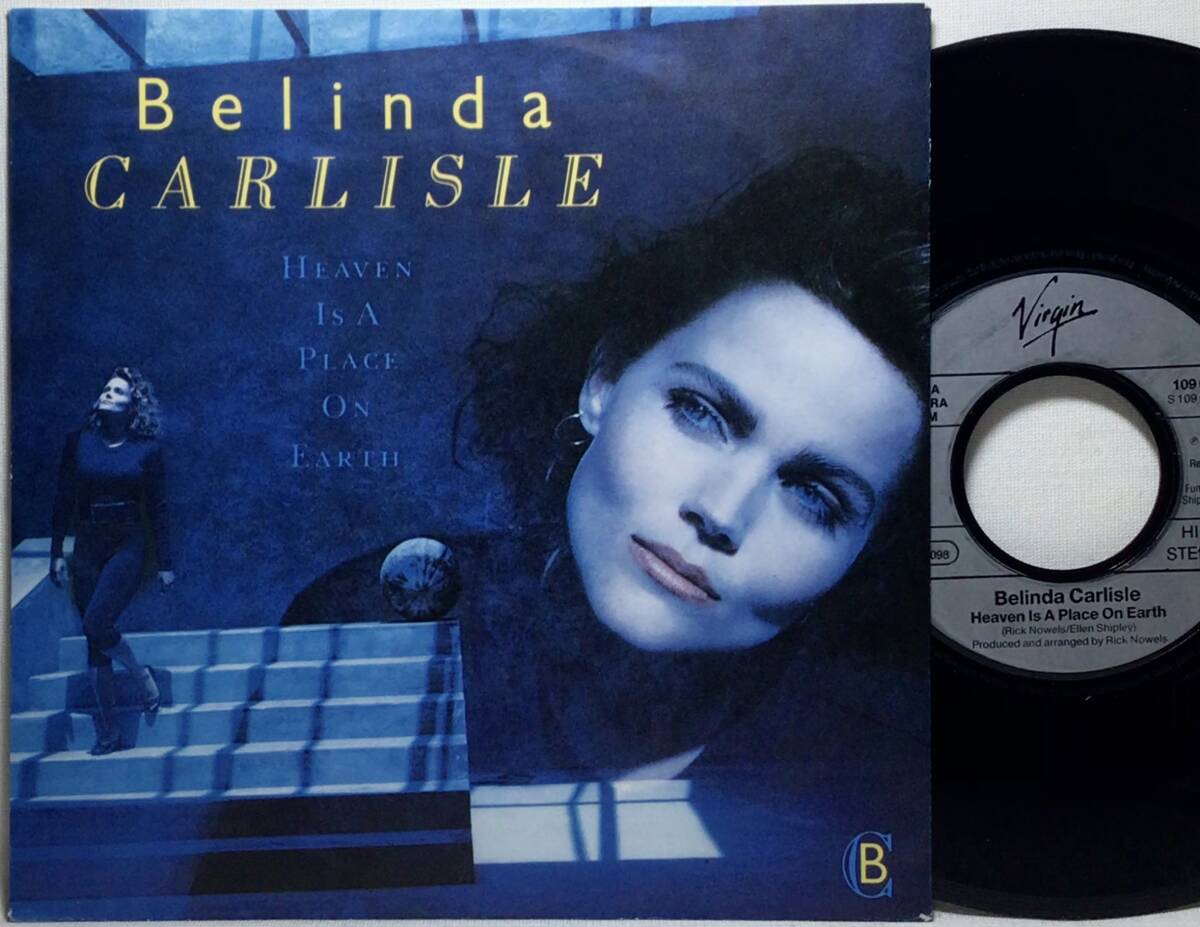 【西独7】 BELINDA CARLISLE (GO-GO'S) / HEAVEN IS A PLACE ON EARTH / WE CAN CHANGE 1987 西ドイツ盤 7インチレコード EP 45 試聴済の画像1