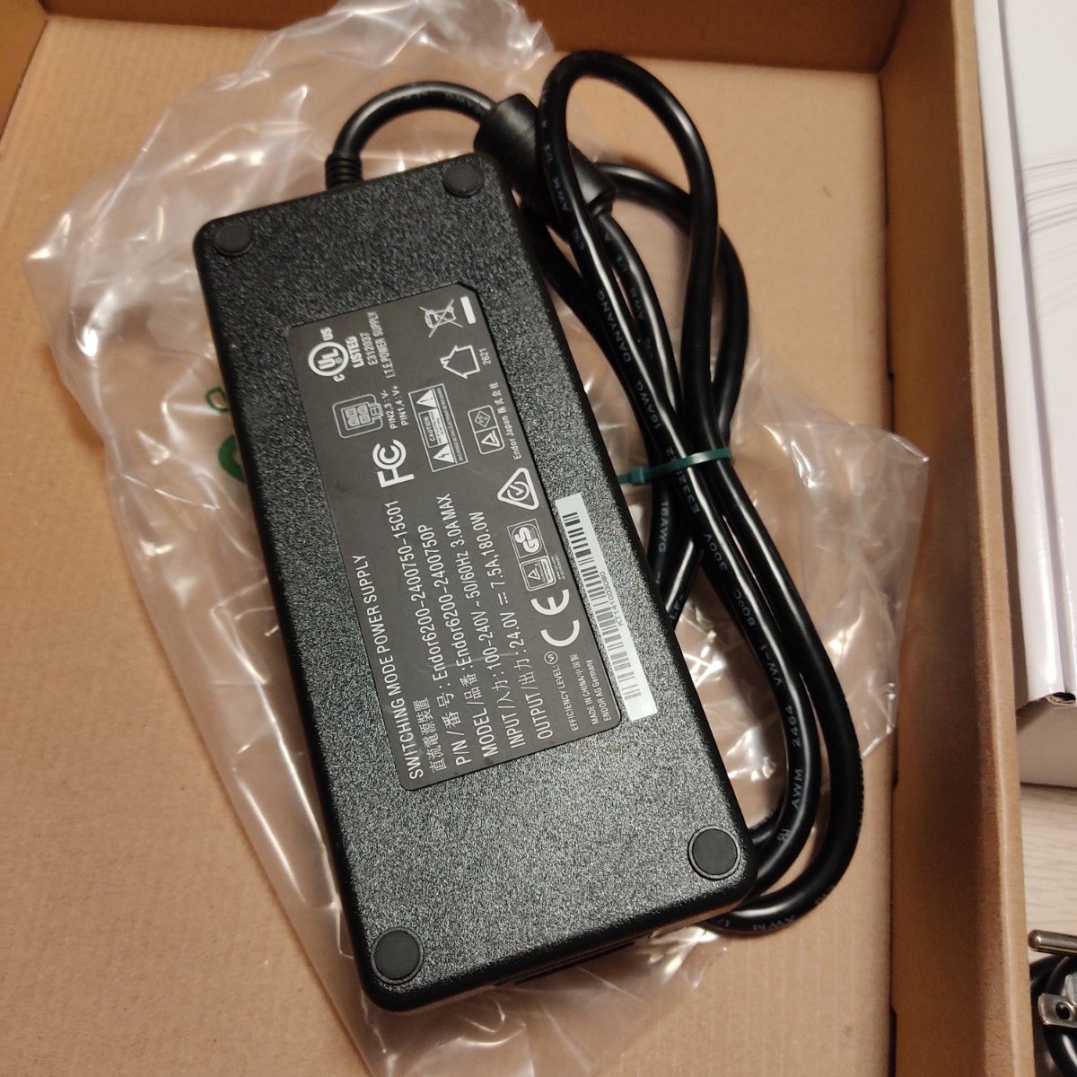 FANATEC Boost Kit 180 純正電源 アダプター CSL DD と DD Pro FANATEC Boost Kit 180 純正電源 アダプター CSL DD と DD Pro