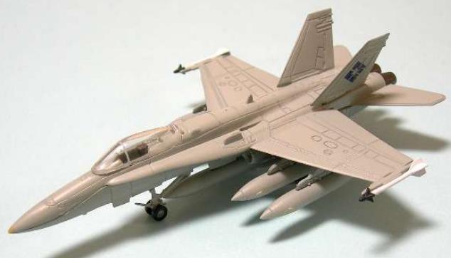 RIZCO 1/144 Area 88 collection F-18 Hornet gray 