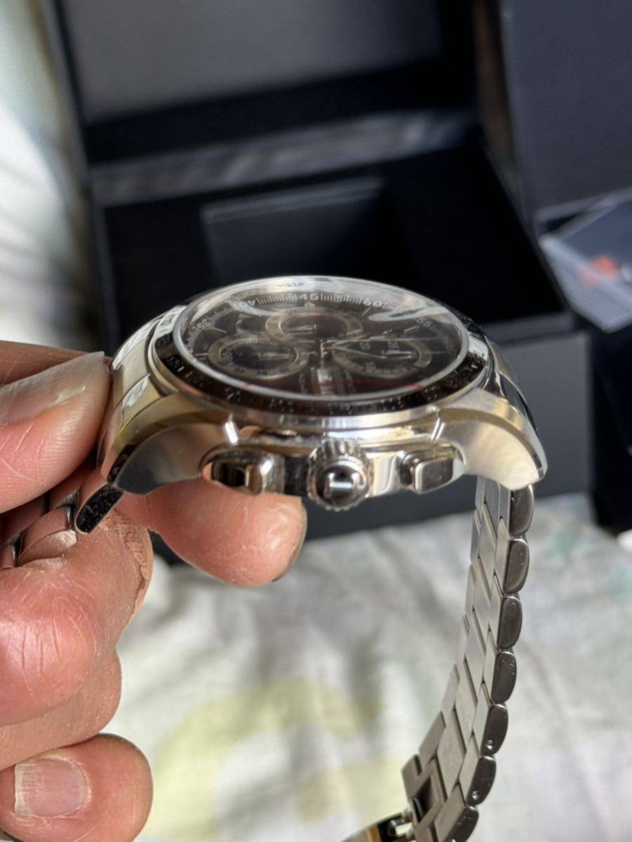  chronograph self-winding watch wristwatch 
