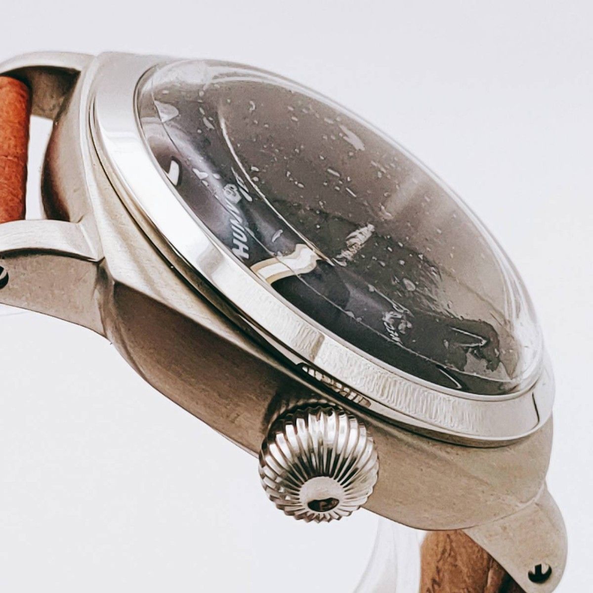 【極美品】HUMVEE ハンビー  自動巻き 機械式時計  本革ベルト 10気圧防水 タグ付き 未使用 腕時計 メンズ 希少 レア
