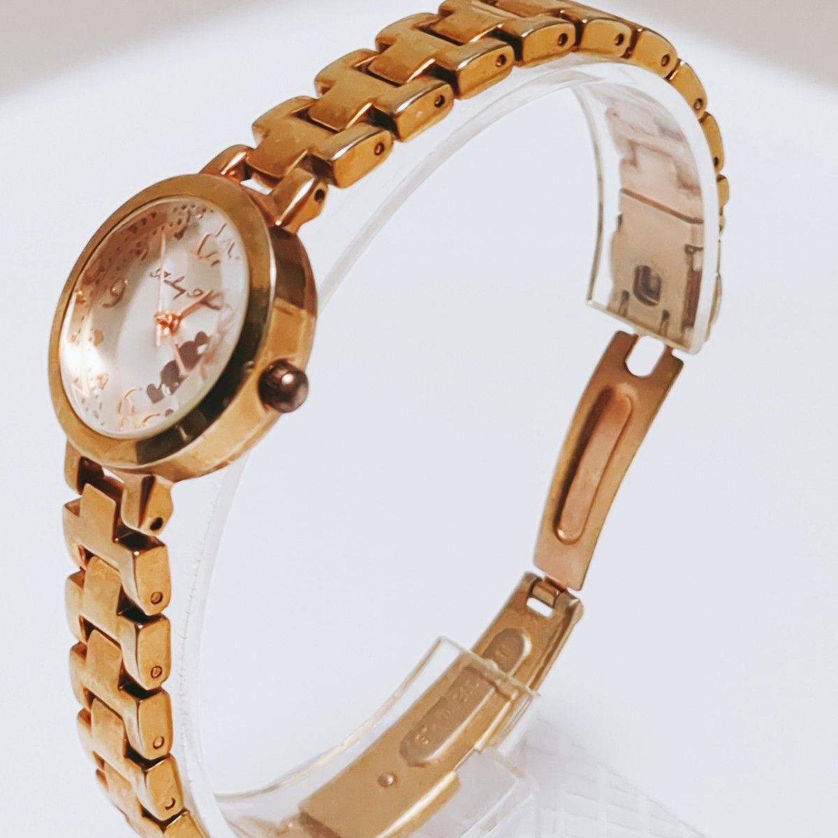 【入手困難】サン・フレイム ディズニー ミッキー 腕時計 レディース  ヴィンテージ レア 希少 時計 レトロ 生産終了