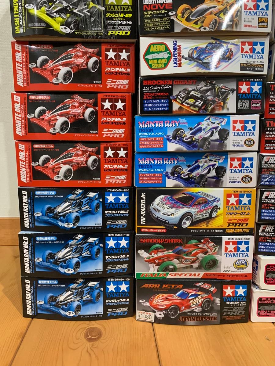 ミニ四駆キット48点まとめ売り タミヤ TAMIYA 引退セット