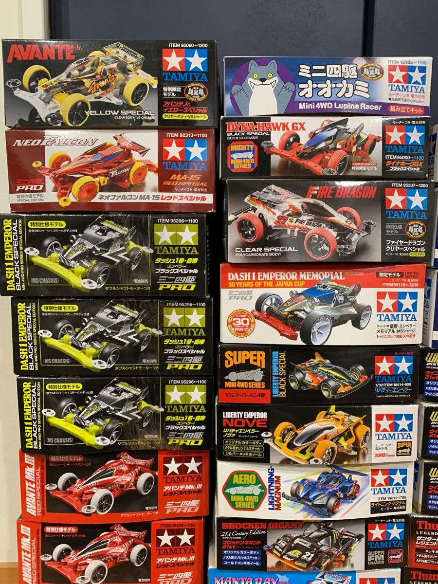 ミニ四駆キット48点まとめ売り タミヤ TAMIYA 引退セット