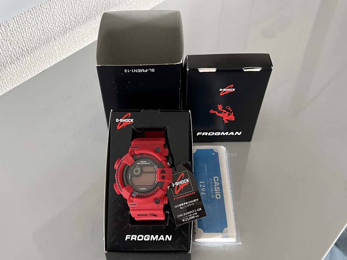 【未使用品】フロッグマン 赤蛙 FROGMAN DW-8200NT2-4JR ☆G-SHOCK 箱 タグ付き☆_画像5