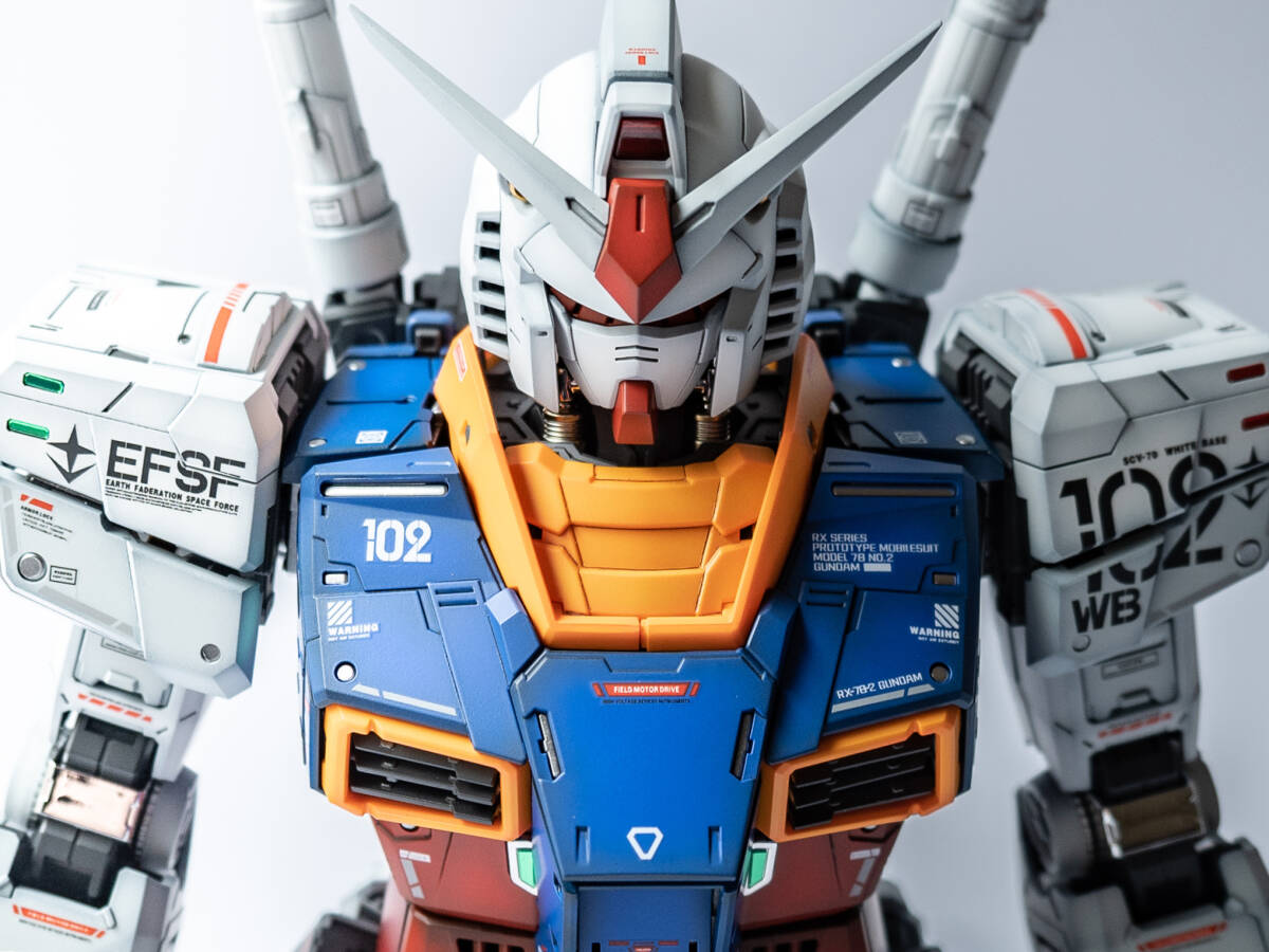 PG UNLEASHED 1/60 RX-78-2 ガンダム塗装済み/完成品 の画像2