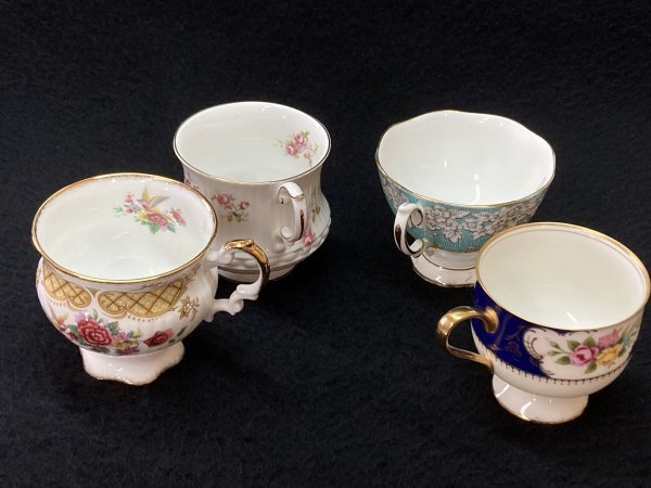 アンティーク食器 カップのみ4点 中山陶器 / Queen's / Elizabethan（エリザベサン）/ ロイヤル・アルバート  の画像2