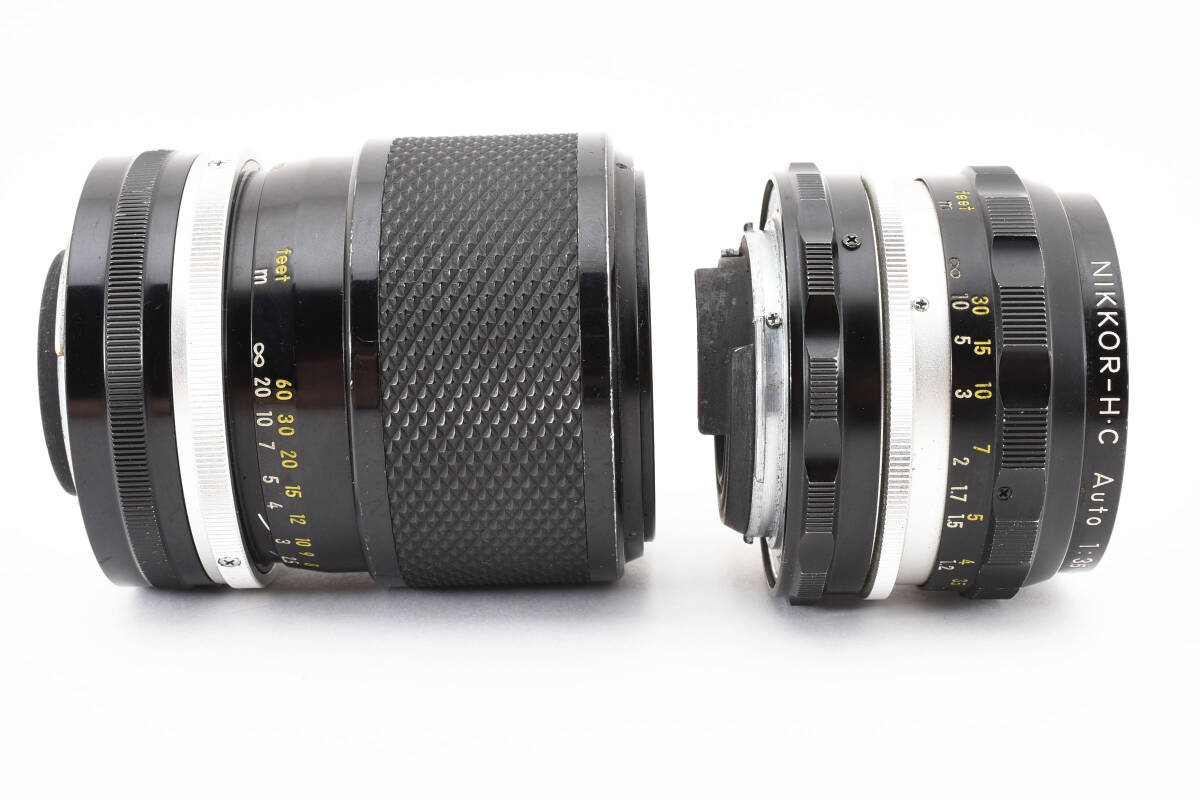 Nikon Nikkor H・C HC auto 3.5 28mm + zoom nikkor c auto 3.5 43-86mm 2090081 ニコン レンズ まとめ セットの画像9