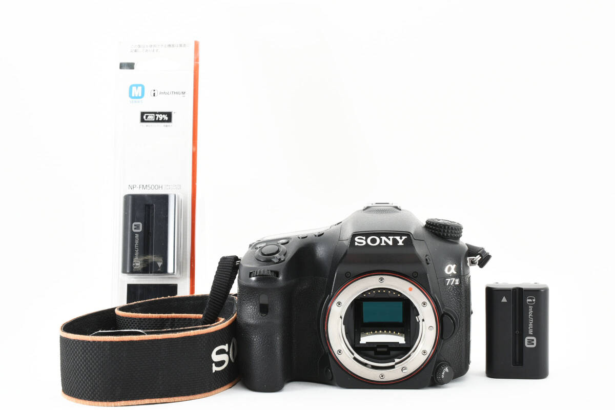 SONY ソニー α77 II ボディ ILCA-77M2 バッテリー2個付き 2092806 アルファ