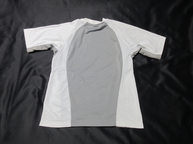 M-874★ナイキ・DRI-FIT♪白xグレー/半袖Tシャツ(M)★_画像3