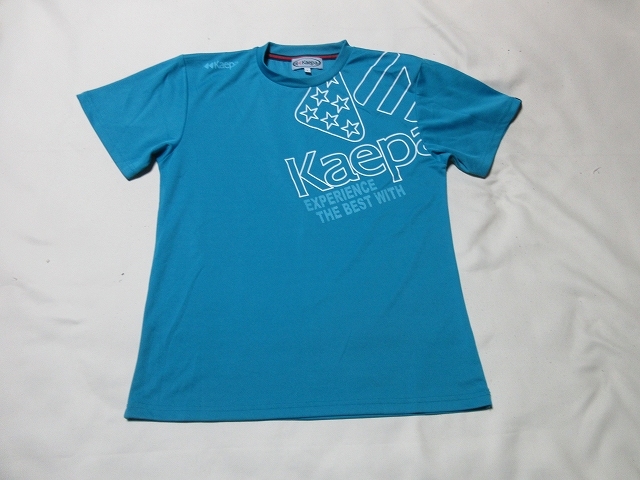 O-262★Kaepa(ケイパ)♪青色/半袖Tシャツ(L)★の画像1