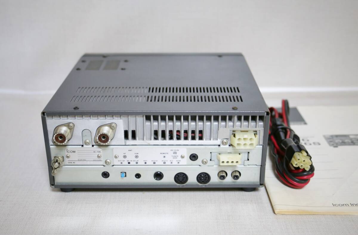アイコム IC-726 HF/50MHz オールモード ゼネカバ送信改 100W 無線機の画像6