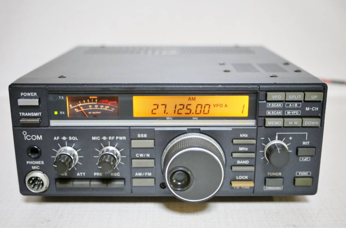 アイコム　IC-726　HF/50MHz　オールモード　ゼネカバ送信改造済み　160W　無線機　美品　CWナローフィルター FL-101付き