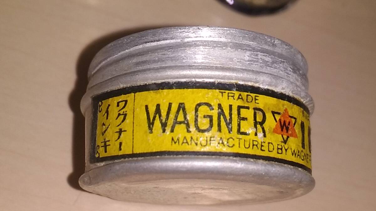 【希少・当時もの】WAGNER INK ワグナーインク ブリューブラック MANUFACTURED BY WAGNER INK 古い古いインク瓶 アンティーク インテリアの画像7