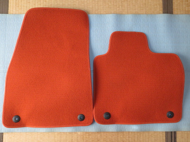 * mostly new goods VOLVO Volvo original XC40 floor mat 1st edition limitation orange color 