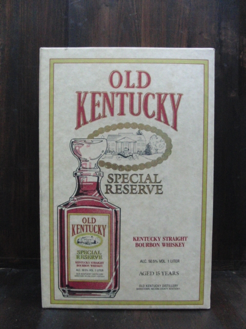 OLD KENTUCKY SPECIAL RESERVE BOURBON WHISKEY オールドケンタッキー15年スペシャルリザーブバーボンウイスキー1リットル50.5度 送料無料の画像1