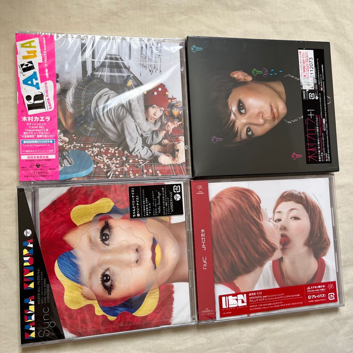 木村カエラ CD4枚セット KAELA/＋1/Sync/いちご_画像1