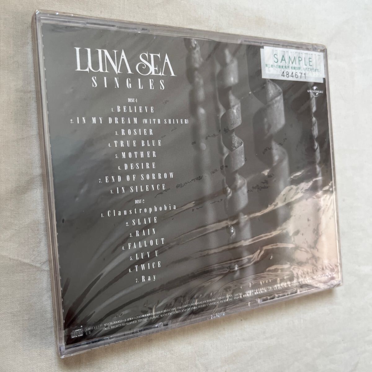 CD LUNA SEA/SINGLES ルナシー_画像2