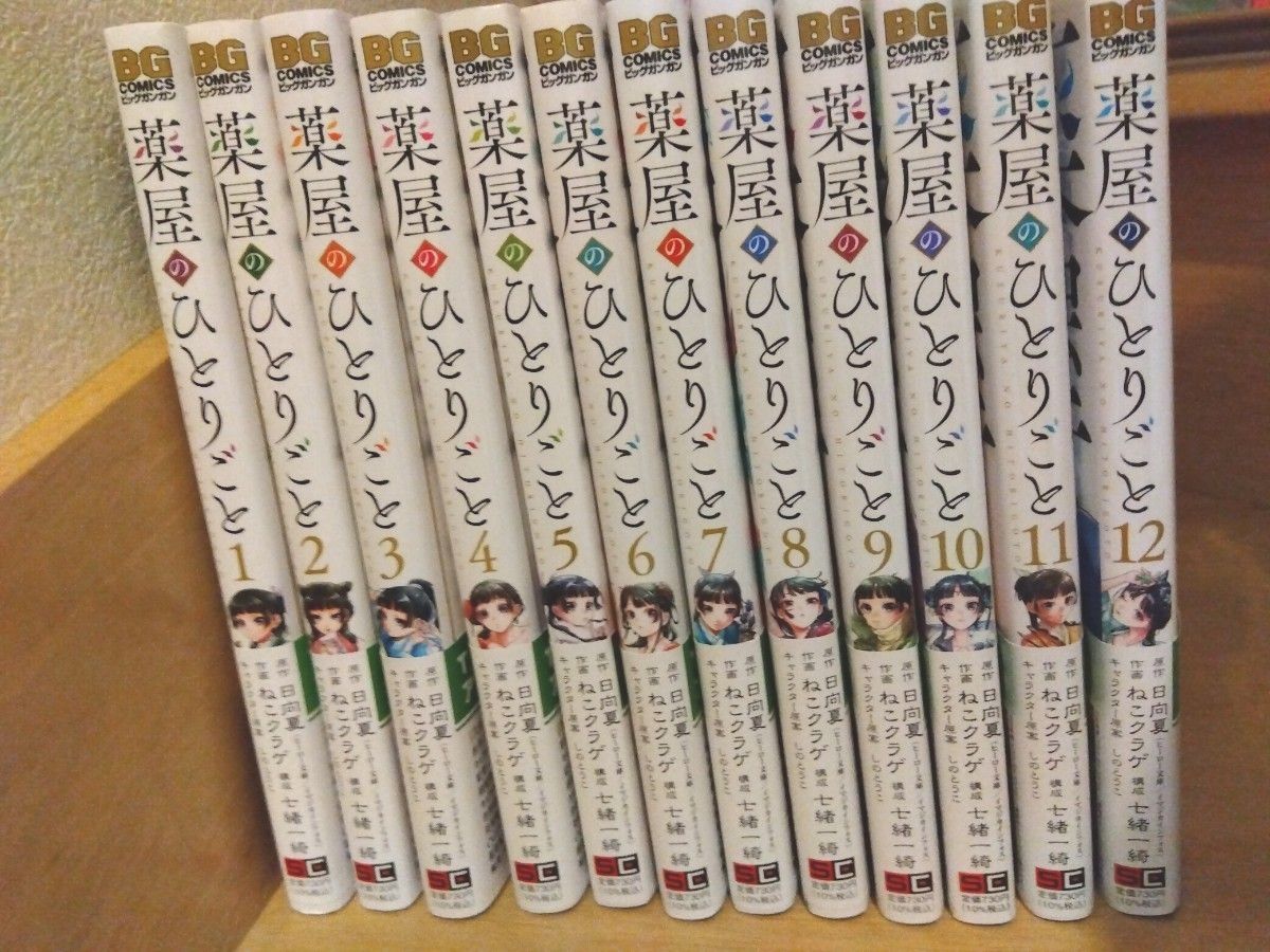 薬屋のひとりごと　1~12 （ビッグガンガンコミックス） 日向夏／原作　ねこクラゲ／作画　七緒一綺／構成　しのとうこ