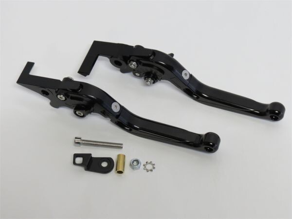 PCX / PCX e:HEV / PCX160 JK05 JK06 KF47 2021- アルミ ステップボード C ＆ パーキング ブレーキ レバー B セット 黒【set-pc21c-a】_画像2