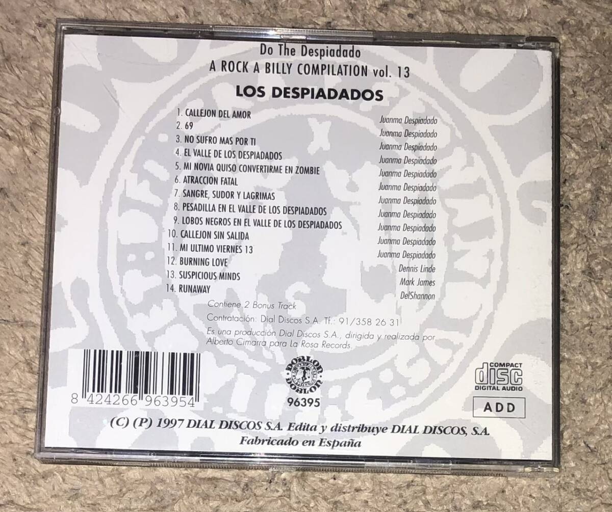 ★超名盤登場でオマケ付★Los Despiadados CD★スパニッシュサイコビリーネオロカビリーガレージパンク★オマケのLulu y los Canibalesの画像2