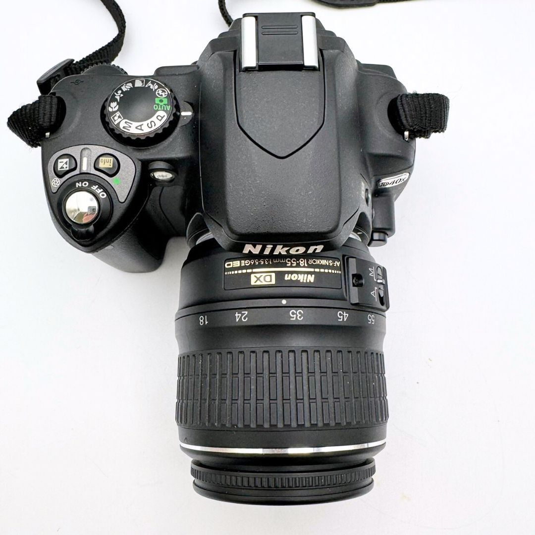 Nikon D40X AF-S DX NIKKOR 18-55mm 1:3.5-5.6GII ED デジタル一眼レフカメラ 本体 レンズの画像4