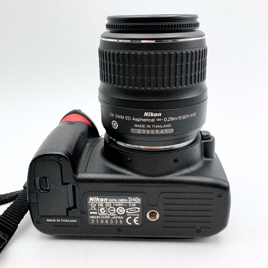 Nikon D40X AF-S DX NIKKOR 18-55mm 1:3.5-5.6GII ED デジタル一眼レフカメラ 本体 レンズの画像5