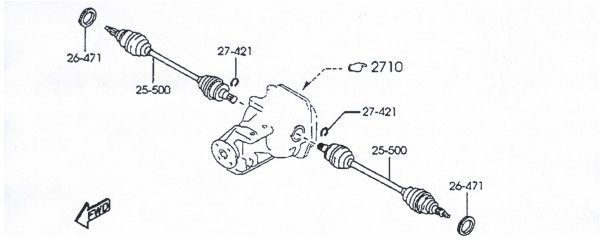 【 マツダ純正社外部品 】 RX-7 FD3S　ドライブシャフトASSY　※新品ASSY ※ジムカーナやラリーで実績あり。_画像2