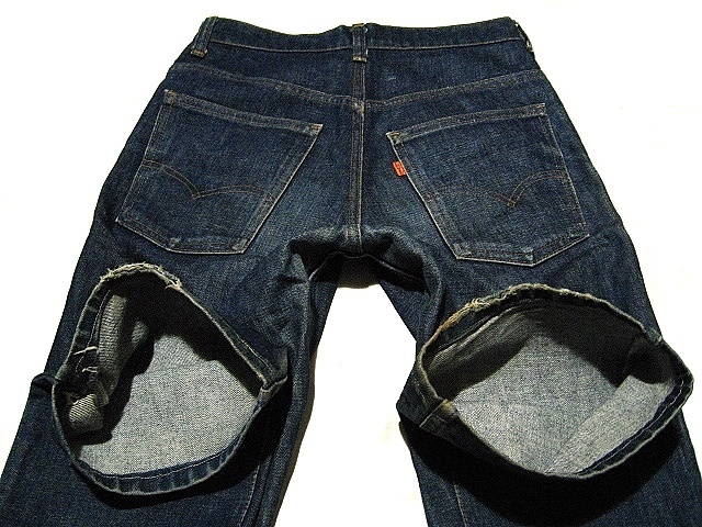 ビンテージ 646 0217 w28 (72x72位) オリジナル オレンジタブ Levi’s リーバイス フレア TALON42 刻印=4 ビンテージ vintage ベルボトム_画像6