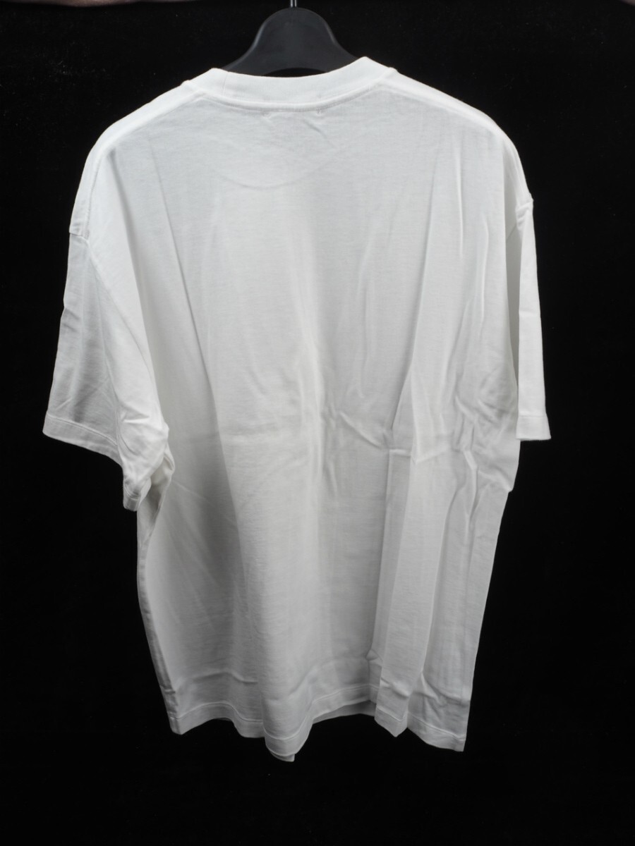 2T240322 タグ付/保管品 alvana アルバナ アルヴァナ 無地 半袖 Tシャツ ACS-0055 ホワイト コットン100％ サイズ/4(XL相当)_画像3