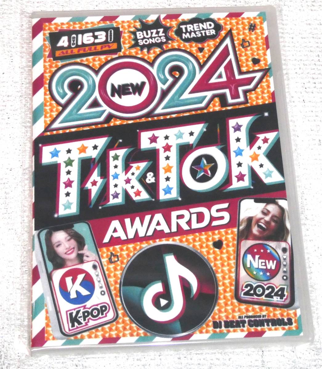 最新/超最新のバズヒット 2024 Tik & Tok Awards/DVD4枚組/全163曲_画像3