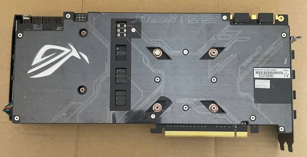 【中古】ASUS ROG STRIXシリーズ NVIDIA GeForce GTX1070搭載ビデオカード オーバークロック メモリ8GB STRIX-GTX1070-O8G-GAMINGジャンク_画像3