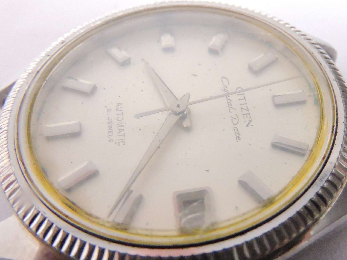 CITIZEN シチズン クリスタルデイト AUDS 2903-Y 自動巻 Cal.5400 メンズ腕時計 1966年製_画像7