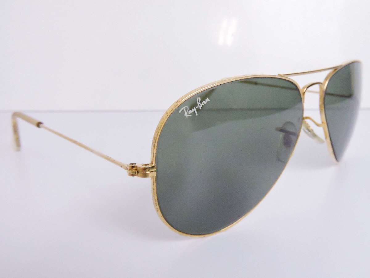  стандартный товар B&L RAY-BANboshu ром RayBan солнцезащитные очки Drop type Gold цвет LO205 WQBJ 58*14 America 