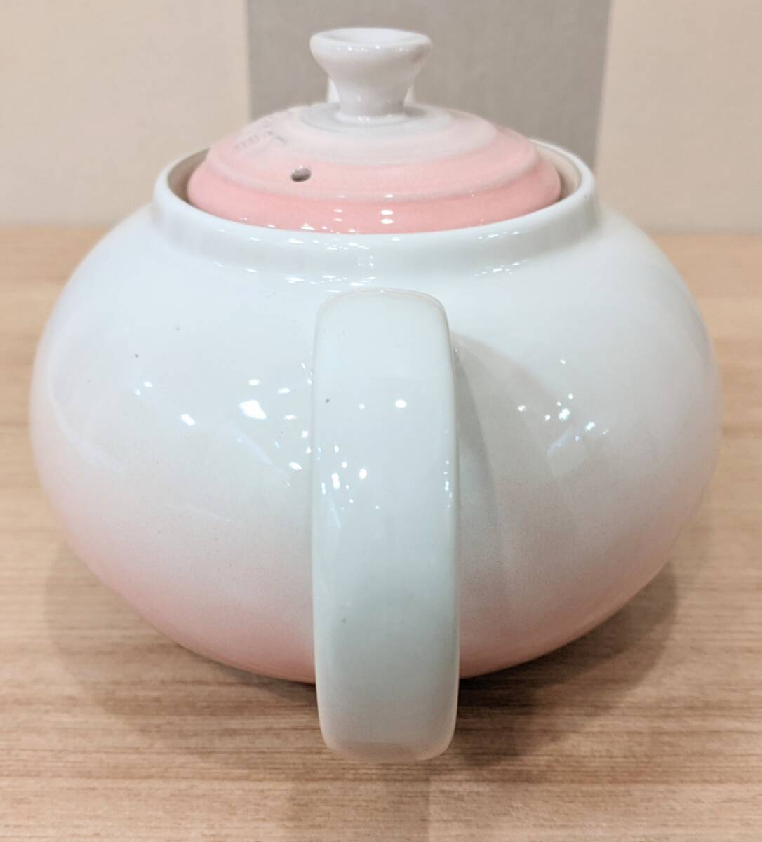 【10984】未使用 美品 LE CREUSET ル・クルーゼ クラシック ティーポット ストーンウェア 耐熱テーブルウェア お茶 ティー 紅茶の画像3