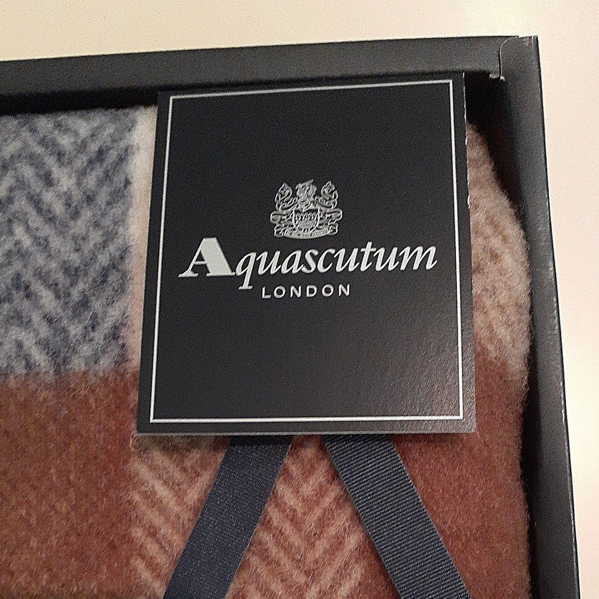 西川　アクアスキュータム　ウール毛布　ウール100%　シングルサイズ　ブラウン　日本製