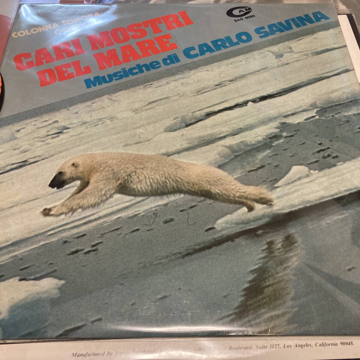 LP! 海の殺りく者／シー・ハンター（カルロ・サヴィーナ/イタリアCAMレーベル盤）
