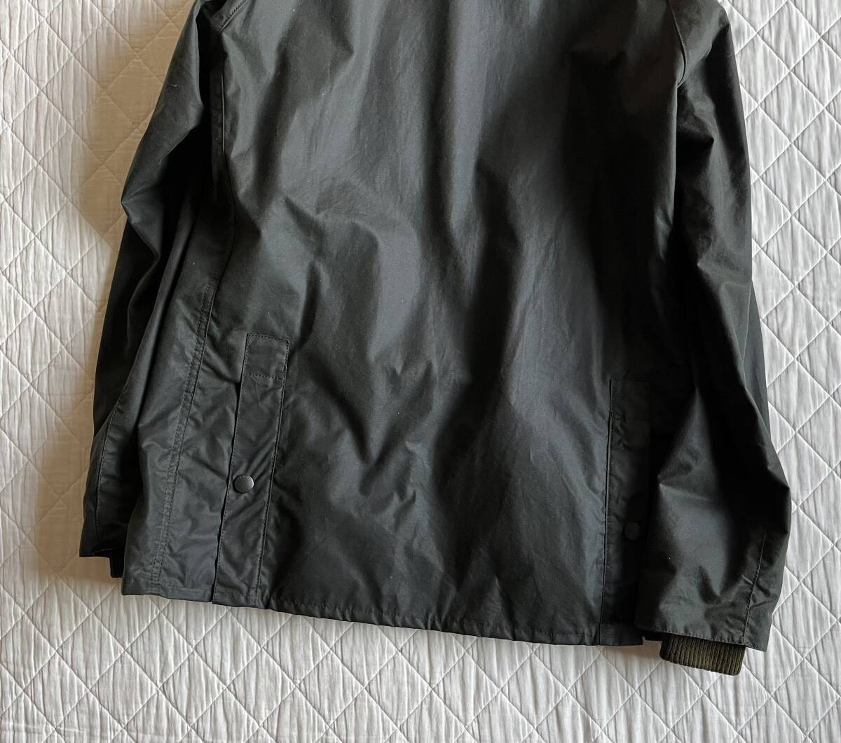 ジャーナル購入Barbour WAX BEDALEバブアービデイルジャケット英国製*40カーキ_画像8